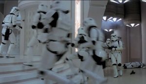 Cloud City Stormtroopers give chase