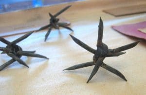 Caltrops: Tiny titans of passive aggression. 