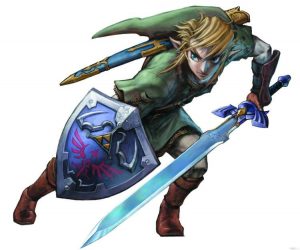 Authentic--Cosplay-And-Anime-Sword-Legend-Of-Zelda-Twp-Link39-S-Master-Sword-Amp-Gen-Ii-Shield-Combo-Sale-b0