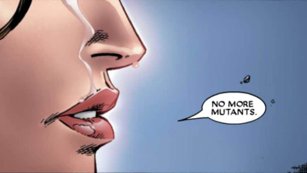 Iconic Comic Book Panels: No more Mutants.