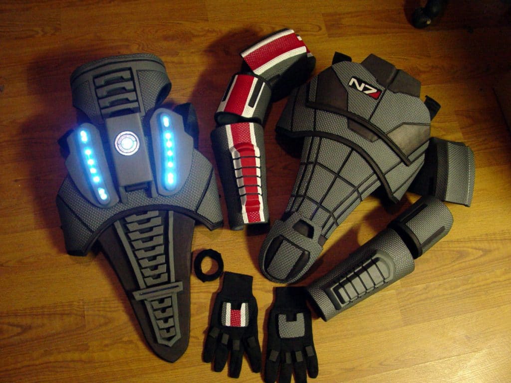 Mass Effect N7 Armor for Sci-fi Action Video Game Geeks by Bioweapons
