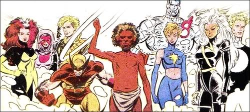 The lineup for the Australian years of the X-Men. 