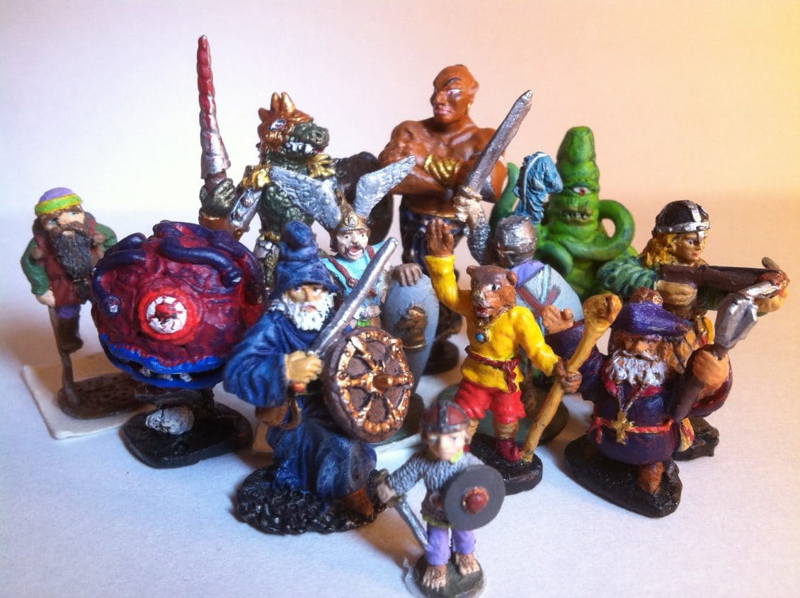 old d&d miniatures