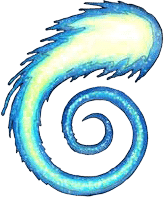 Pathfinder Second Edition swirling symbol of Pharasma, the Lady of Graves.