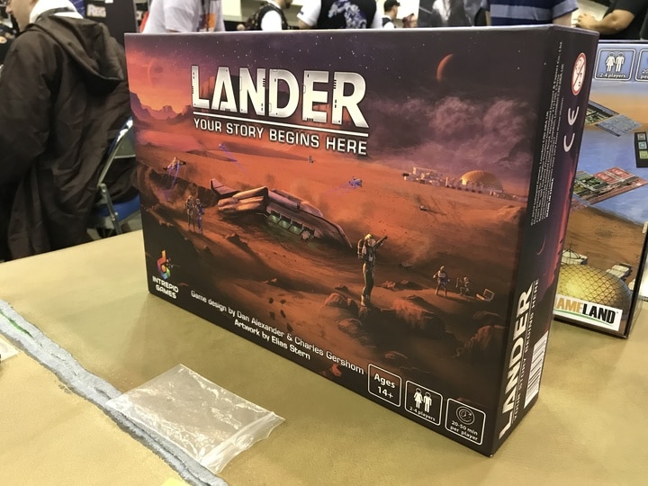 Lander, a board game releasing in 2020.