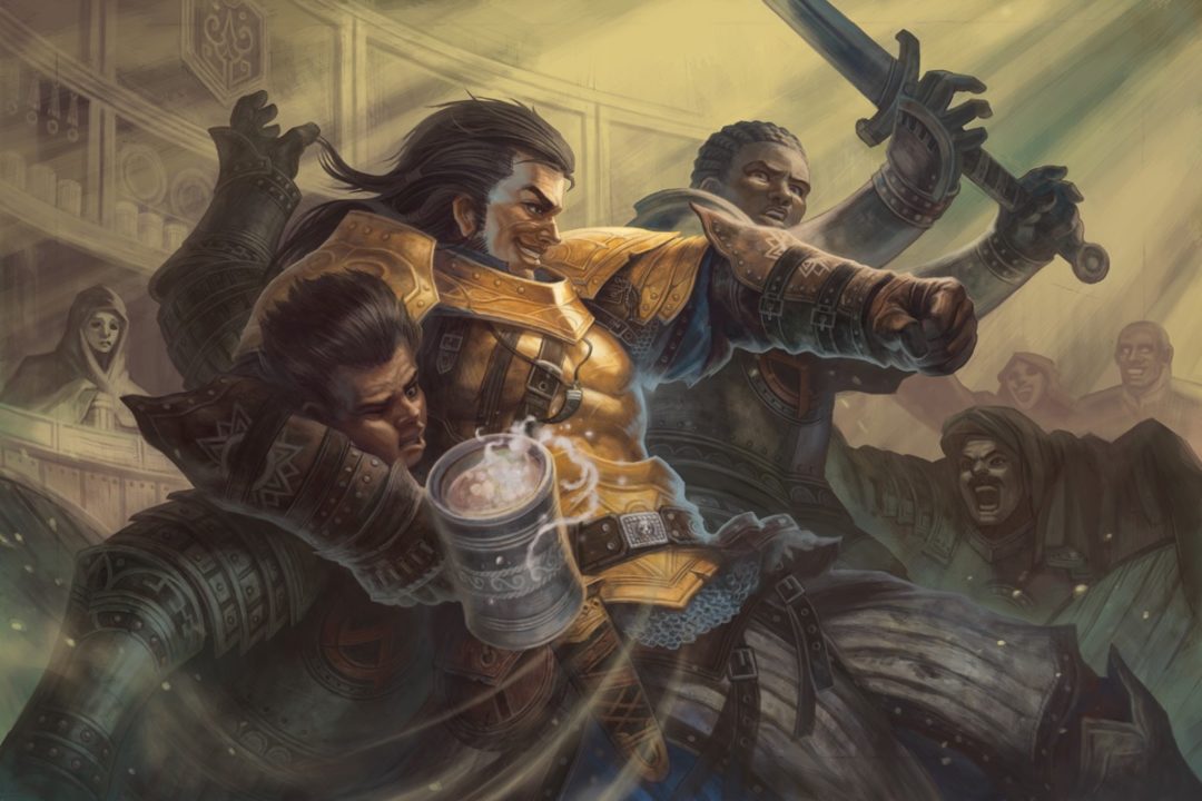 Pathfinder Second Edition Fighters are good at starting and finishing Bar Fights