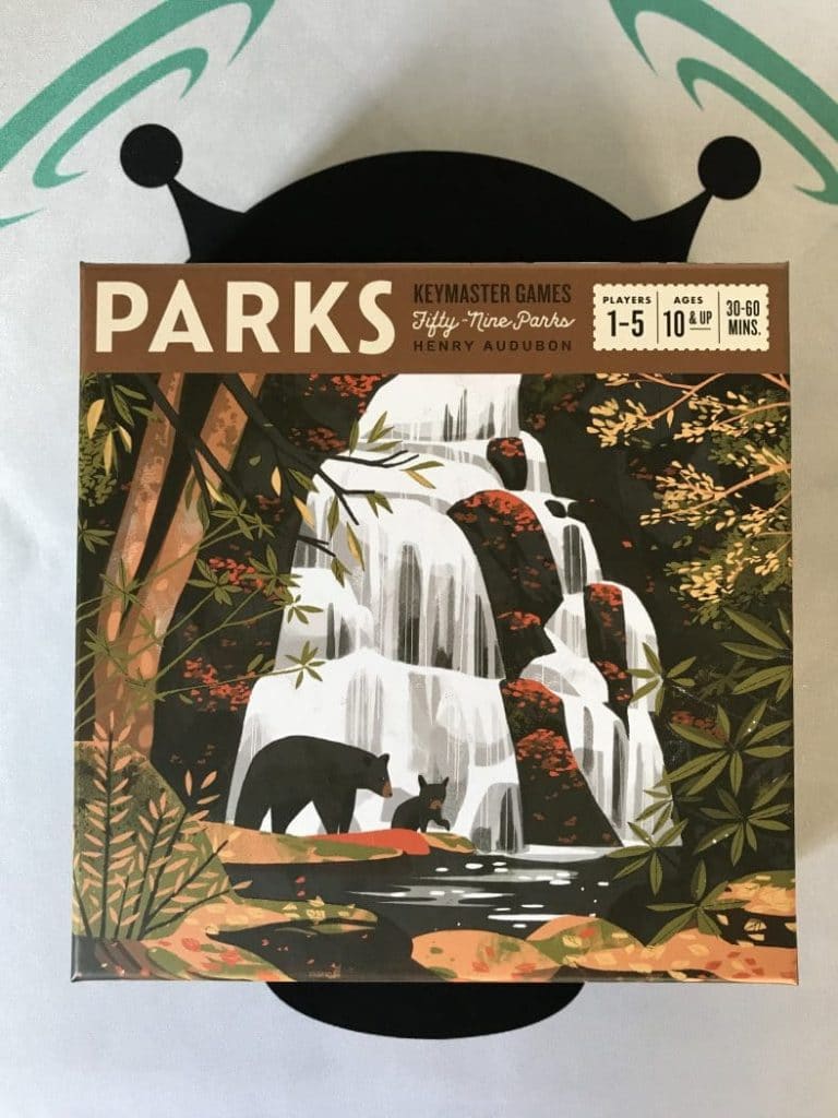 PARKS Board Game Review Box Art