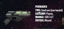 Mandalorian Starfinder Build, Persuader pistol.