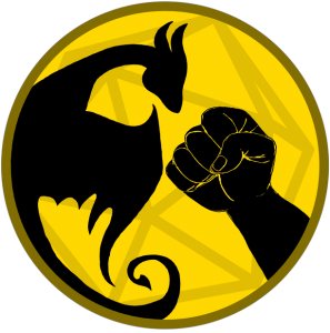 dragon punch squad podcast logo