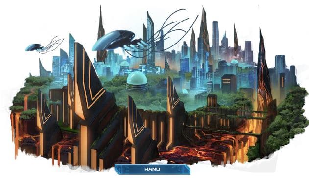 Hano skyline from Starfinder Near Space