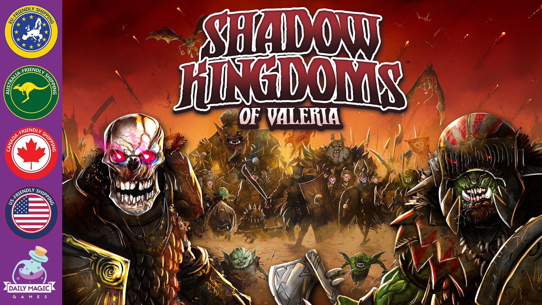 shadow kingdoms of Valeria cover art