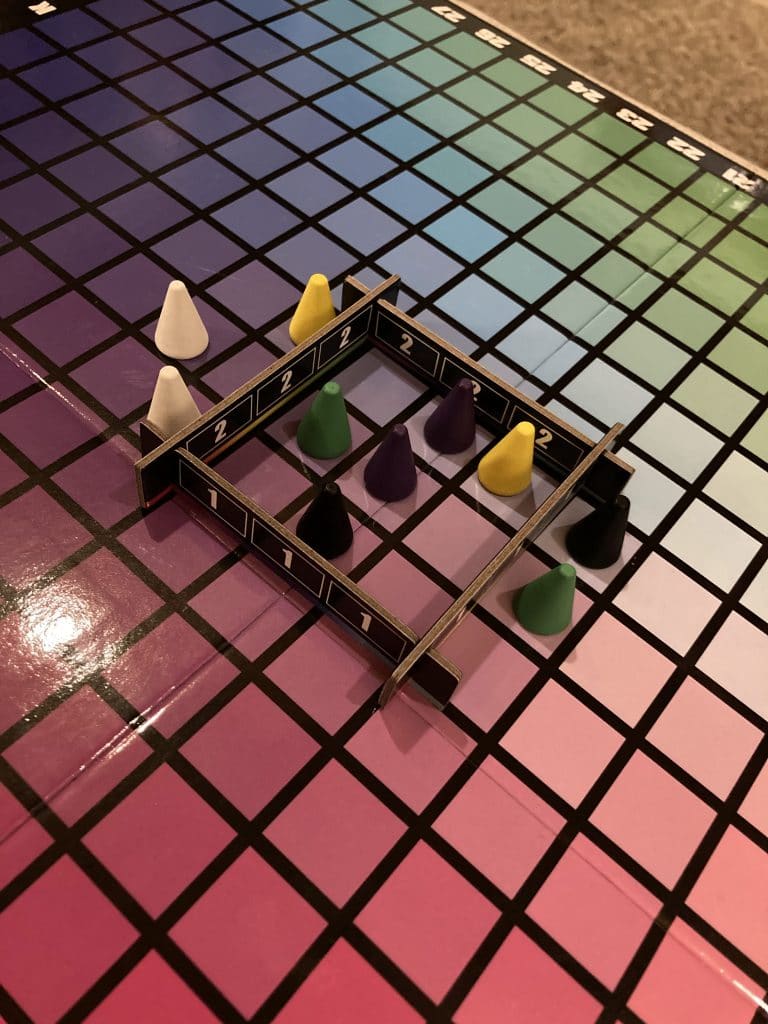 Hues and Cues Board Game Scoring Frame