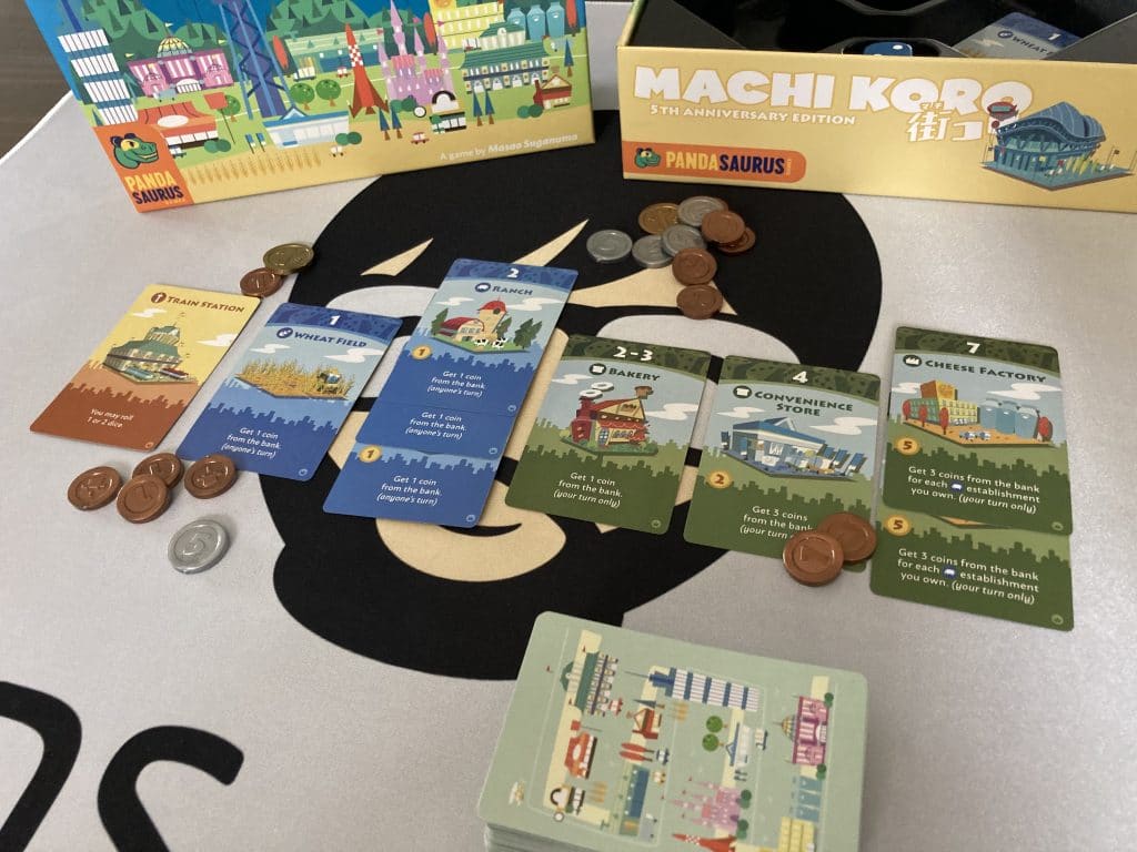 Machi Koro Board Game Cards