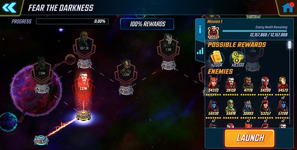 Marvel Strike Force Dark Dimension 1 - courtesy of Gaming-fans