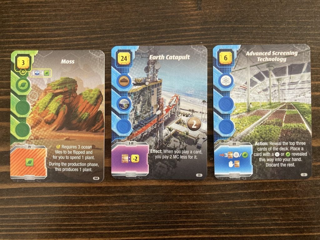Terraforming Mars Ares Expedition Cards