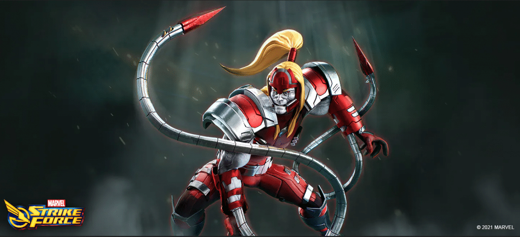 Marvel Strike Force Omega Red poised to strike.