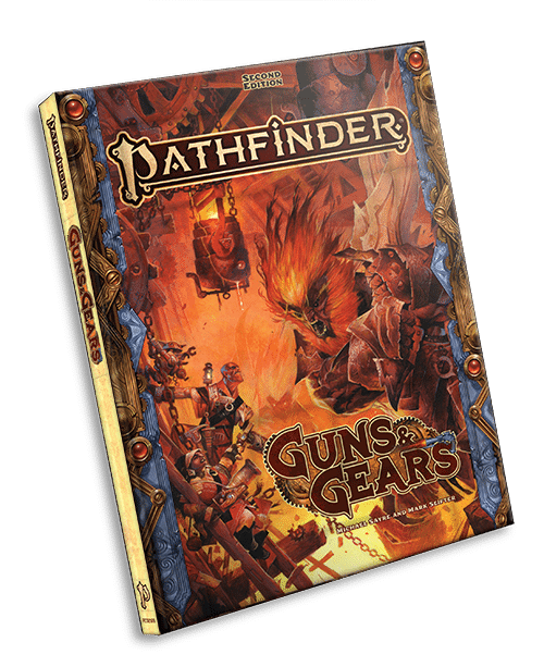 Guns and Gears cover Pathfinder Second Edition