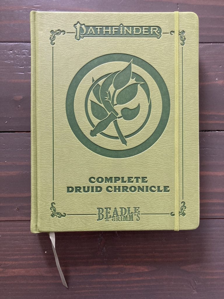 Beadle and Grimms Complete Character Chronicles for Pathfinder Druid