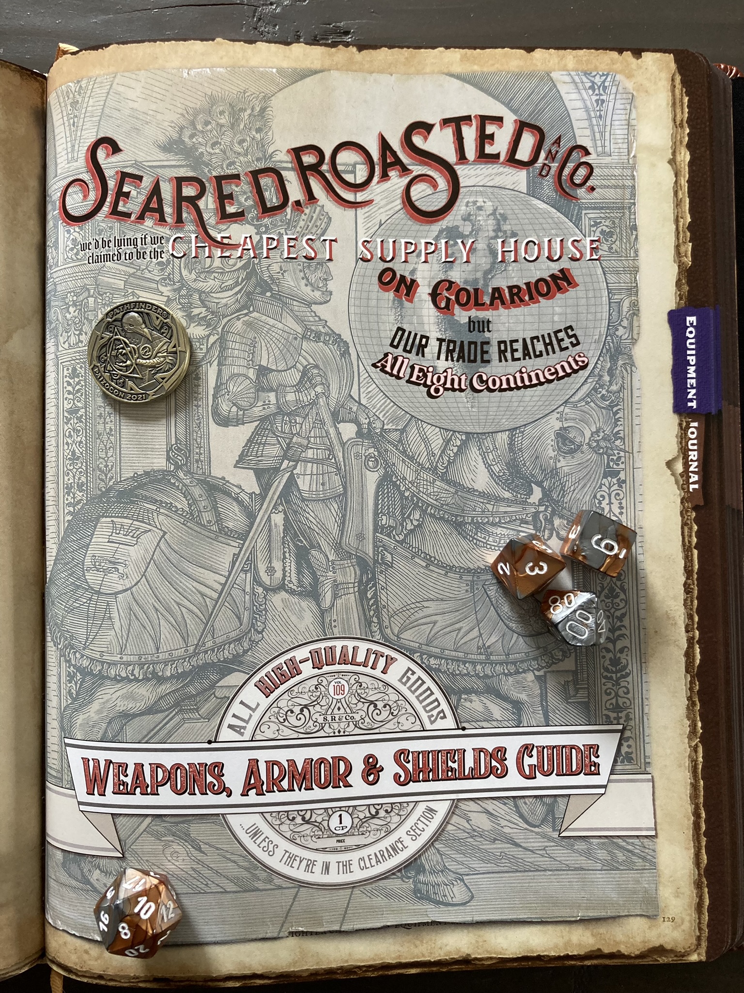 Beadle and Grimms Complete Character Chronicles for Pathfinder Fighter Equipment