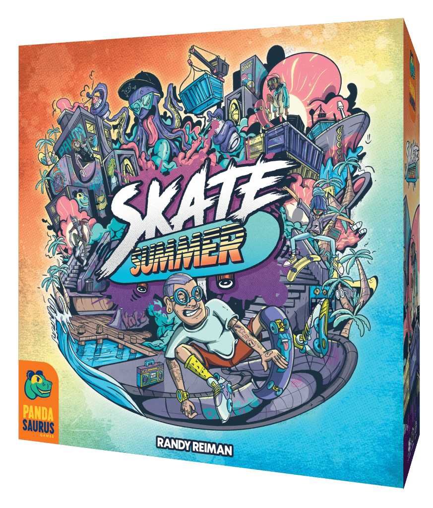 Skate Summer Board Game box art.