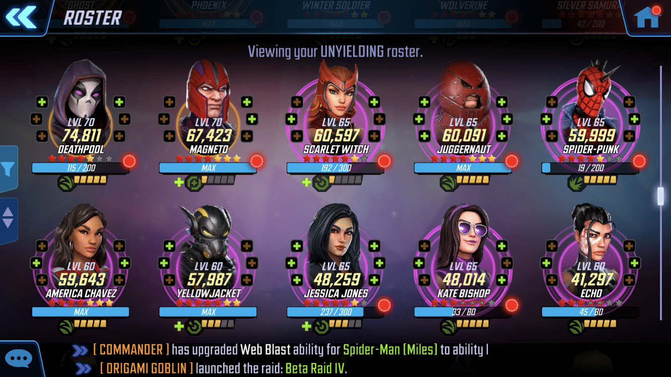 Hard mode? I cleared it with a 146k Knowhere team. : r/MarvelStrikeForce