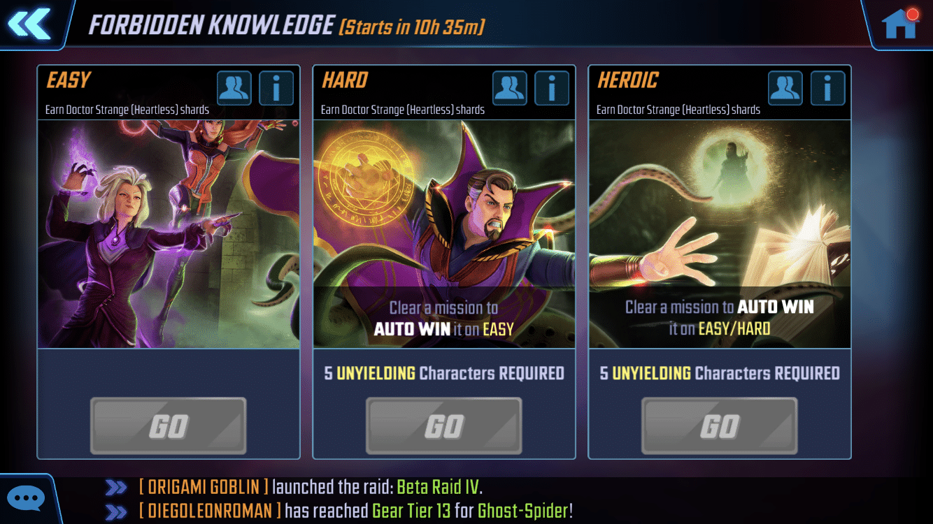 Hard mode? I cleared it with a 146k Knowhere team. : r/MarvelStrikeForce