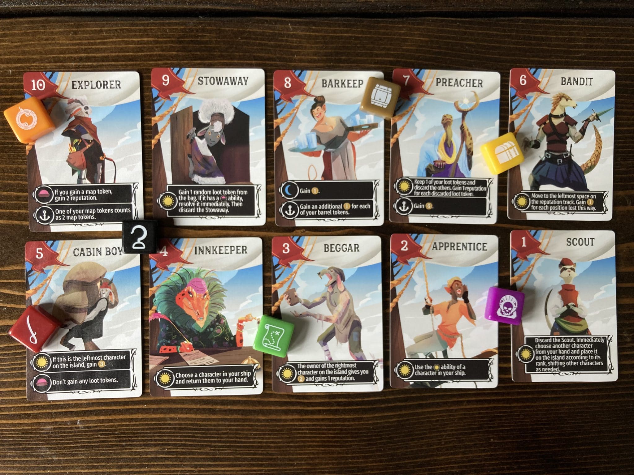 Libertalia: Winds of Galecrest Crew cards
