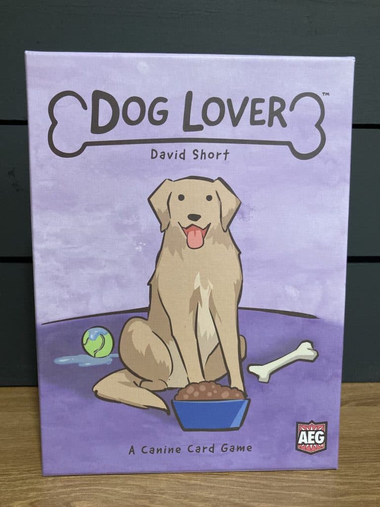 Dog Lover board game by AEG game box