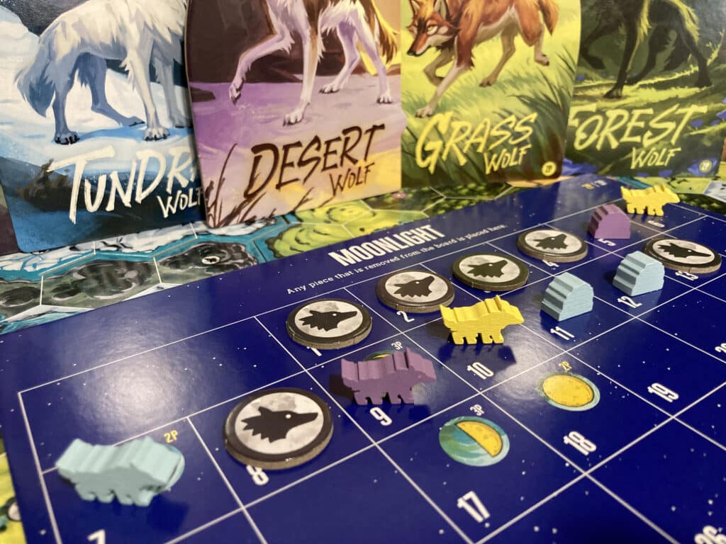 The Wolves board game