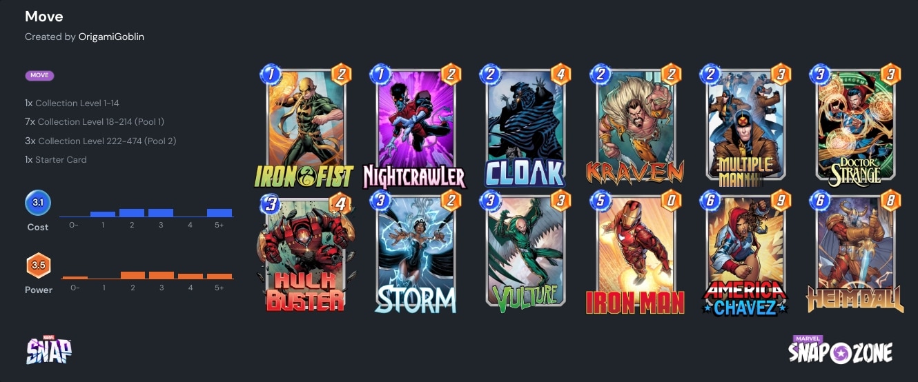 Building your starting Marvel Snap decks