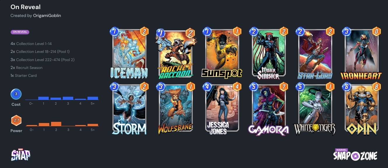 Marvel Snap creator reveals his favorite decks and card