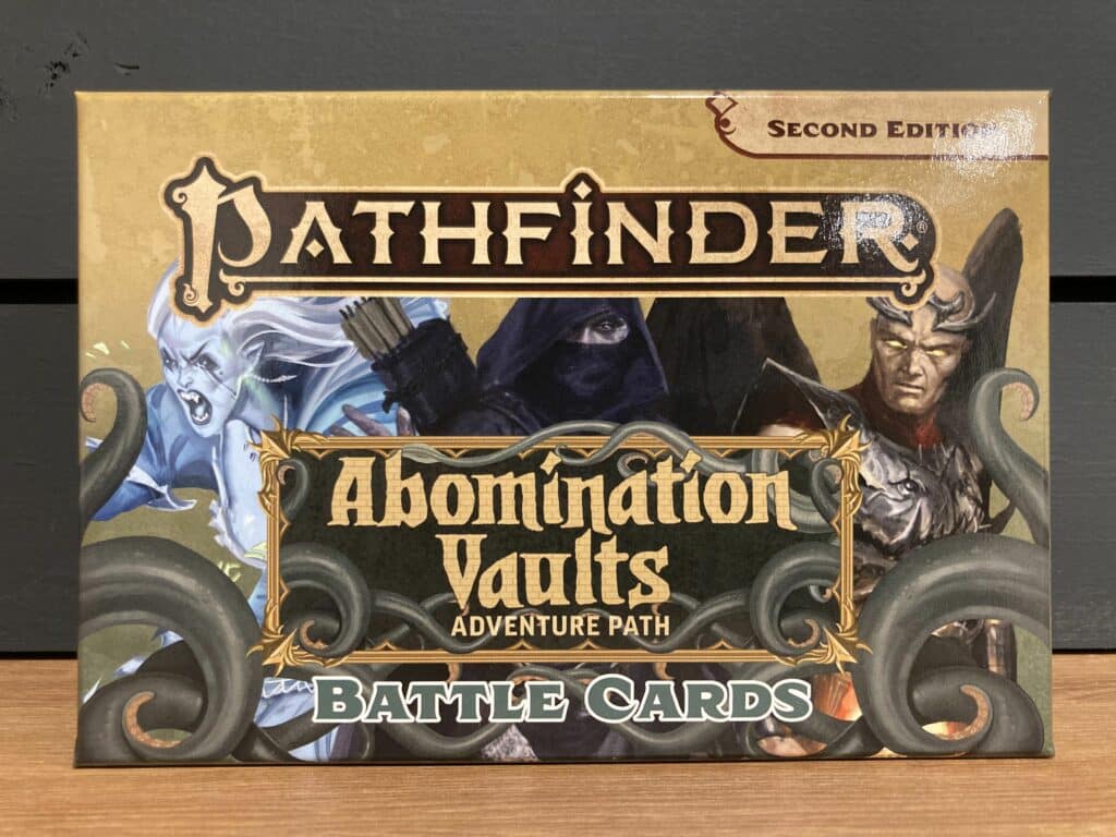 Pathfinder Second Edition Abomination Vaults Battle Cards