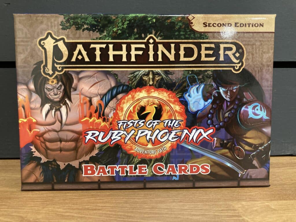 Pathfinder Second Edition Fists of the Ruby Phoenix Battle Cards