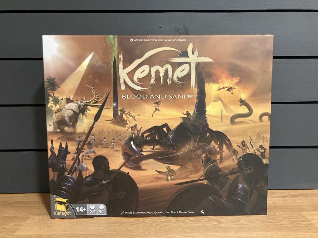 Kemet Blood and Sand board game box
