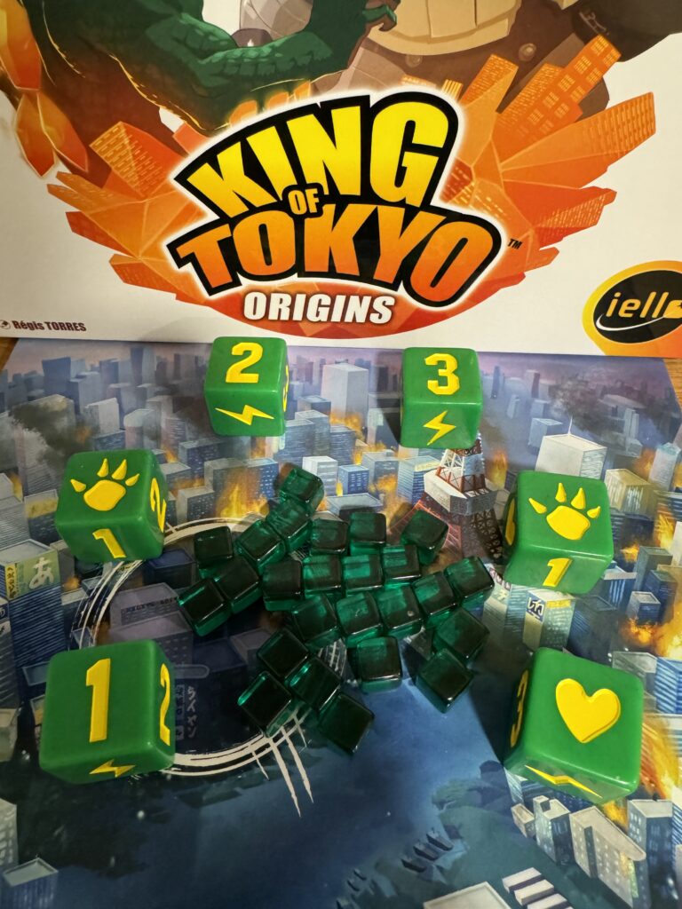 King of Tokyo Origins board game