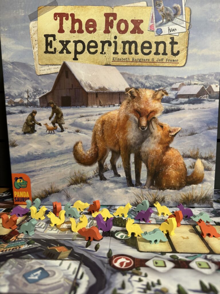 Fox Experiment board game box cover