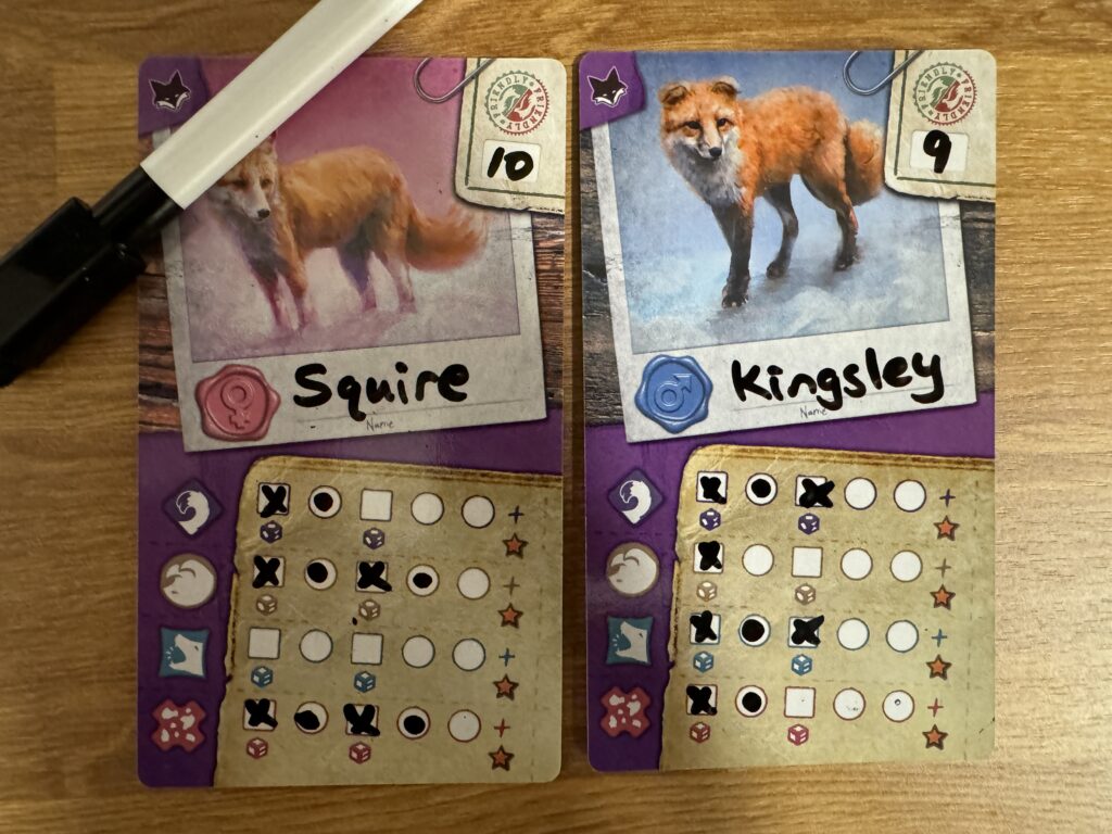 Fox Experiment board game